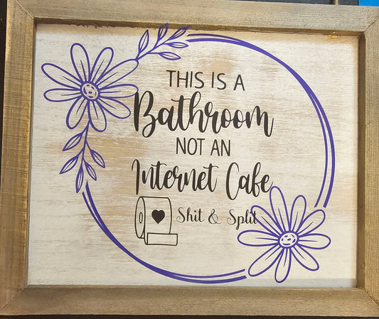 Bathroom sign